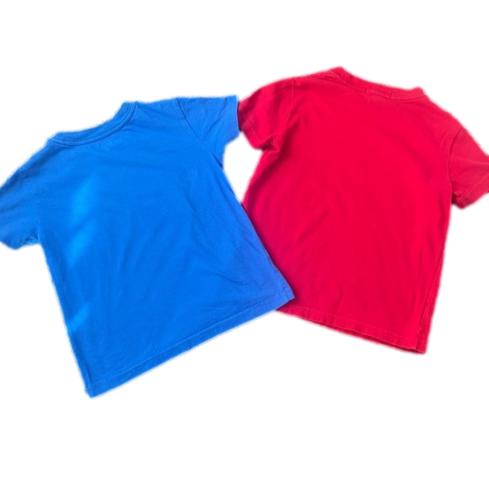 Polo Ralph Lauren Bundle Boys 4T T-shirts and shorts Red White and Blue - Picture 8 of 9